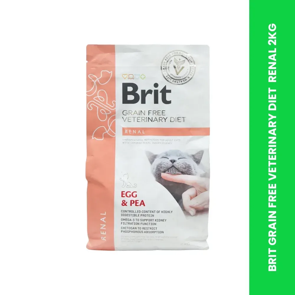 brit grain free veterinary diet renal 2kg themed