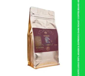 CAFFE LUSSO 100% ARABICA EXPRESSO DARK ROAST COFFEE BEANS 40