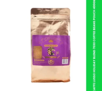 CAFFE LUSSO HOLIDAY BLEND 7030 COFFEE BEANS POUCH 400GM