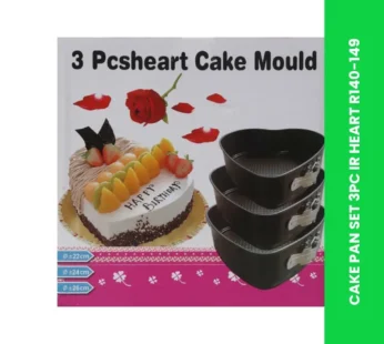 CAKE PAN SET 3PC IR HEART R140-149