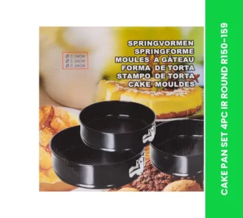 CAKE PAN SET 4PC IR ROUND R150-159