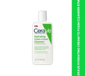 CERAVE HYDRATING CREAM TO FOAM CLEANSER 87ML