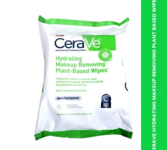 CERAVE HYDRATING MAKEUP REMOVING PLANT BASED WIPES