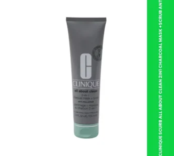 CLINIQUE SCURB ALL ABOUT CLEAN 2IN1 CHARCOAL MASK +SCRUB ANT
