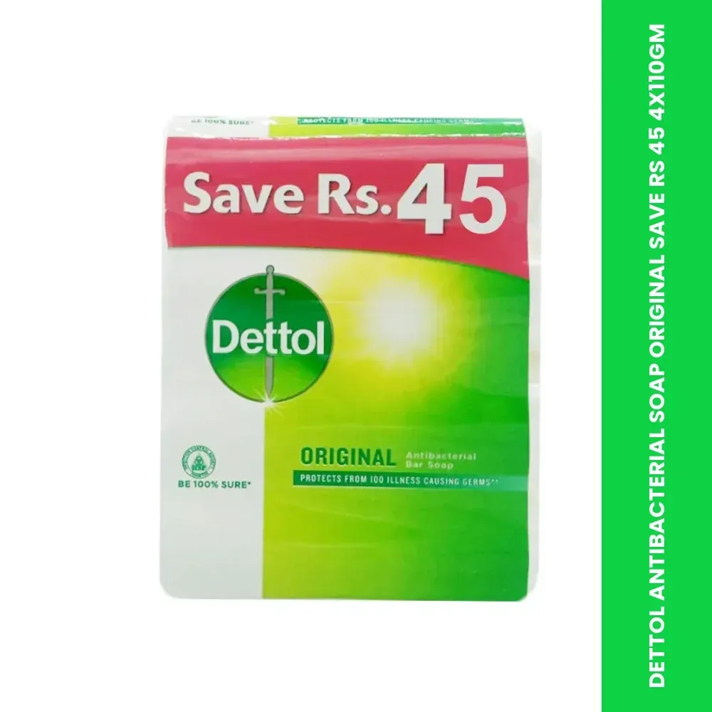 dettol antibacterial soap original save rs 45