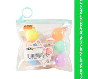 DL-128 SWEET CANDY HIGHLIGHTER 6PC PACK Z.B