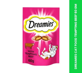 DREAMIES CAT FOOD TEMPTING BEEF 60 GM