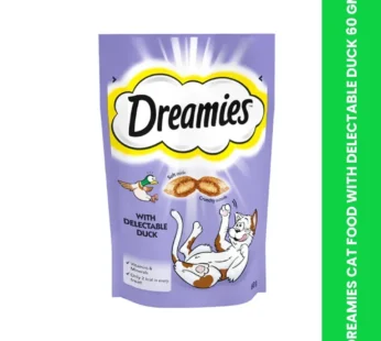 DREAMIES CAT FOOD WITH DELECTABLE DUCK 60 GM