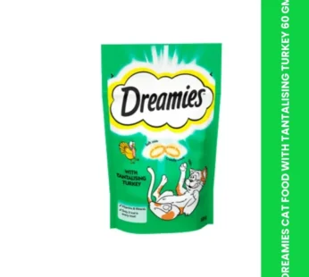 DREAMIES CAT FOOD WITH TANTALISING TURKEY 60 GM