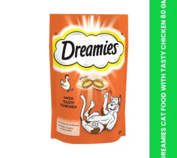 DREAMIES CAT FOOD WITH TASTY CHICKEN 60 GM