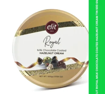 ELIT ROYAL MILK CHOCOLATE COATED HAZELNUT CREAM TIN 500 GM