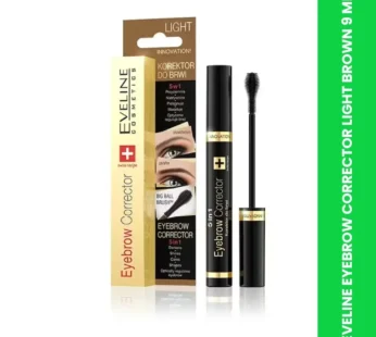EVELINE EYEBROW CORRECTOR LIGHT BROWN 9 ML