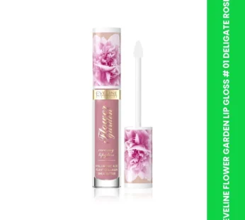 EVELINE FLOWER GARDEN LIP GLOSS # 01 DELIGATE ROSE