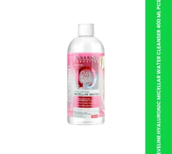 EVELINE HYALURONIC MICELLAR WATER CLEANSER 400 ML PCS
