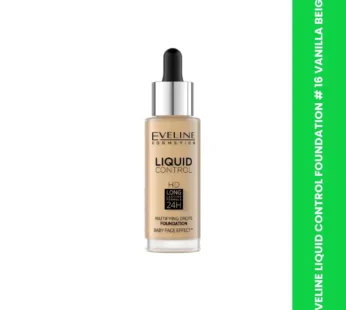 EVELINE LIQUID CONTROL FOUNDATION # 16 VANILLA BEIGE