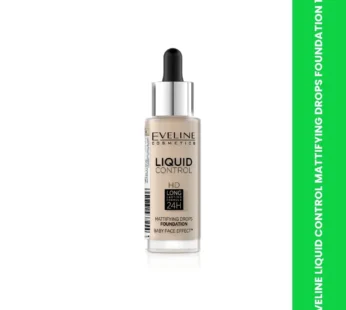 EVELINE LIQUID CONTROL MATTIFYING DROPS FOUNDATION 10