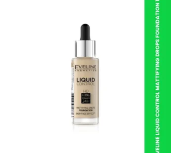 EVELINE LIQUID CONTROL MATTIFYING DROPS FOUNDATION 15