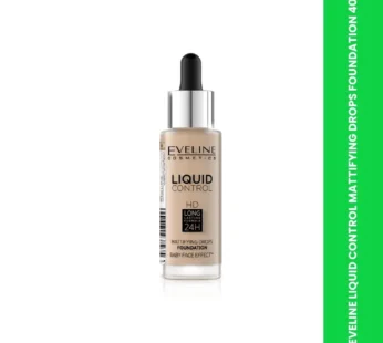 EVELINE LIQUID CONTROL MATTIFYING DROPS FOUNDATION 40