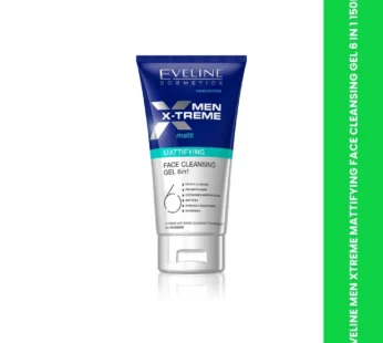 EVELINE MEN XTREME MATTIFYING FACE CLEANSING GEL 6 IN 1 150M