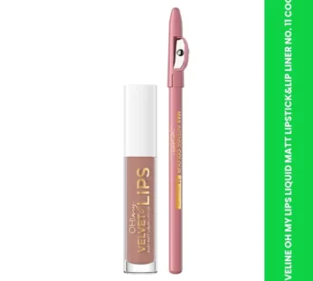 EVELINE OH MY LIPS LIQUID MATT LIPSTICK&LIP LINER NO. 11 COO