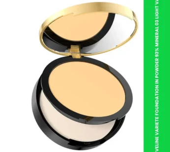 EVELINE VARIETE FOUNDATION IN POWDER 93% MINERAL 03 LIGHT VA