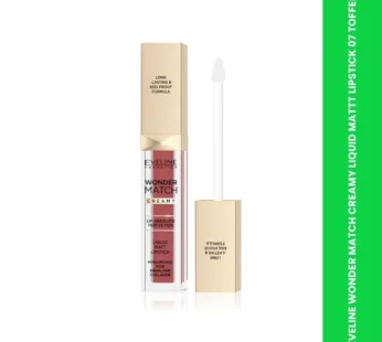EVELINE WONDER MATCH CREAMY LIQUID MATTT LIPSTICK 07 TOFFEE