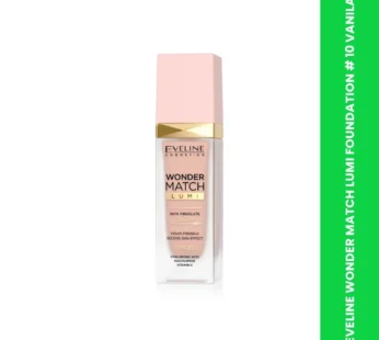 EVELINE WONDER MATCH LUMI FOUNDATION # 10 VANILA