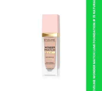 EVELINE WONDER MATCH LUMI FOUNDATION # 15 NATURAL