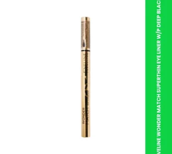 EVELINE WONDER MATCH SUPERTHIN EYE LINER W/P DEEP BLACK