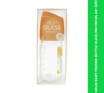 FARLIN BABY FEEDING BOTTLE GLASS 0M+160 ML AB-32011