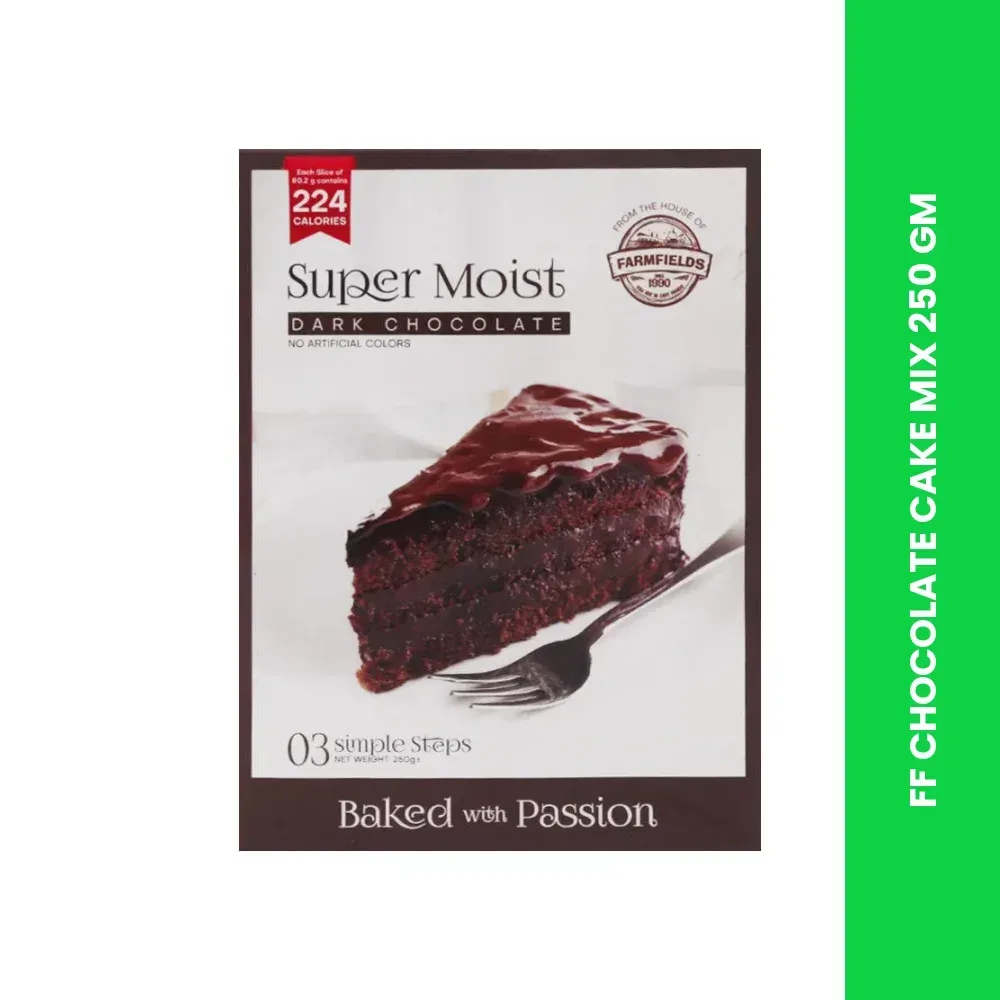 ff chocolate cake mix 250 gm themed