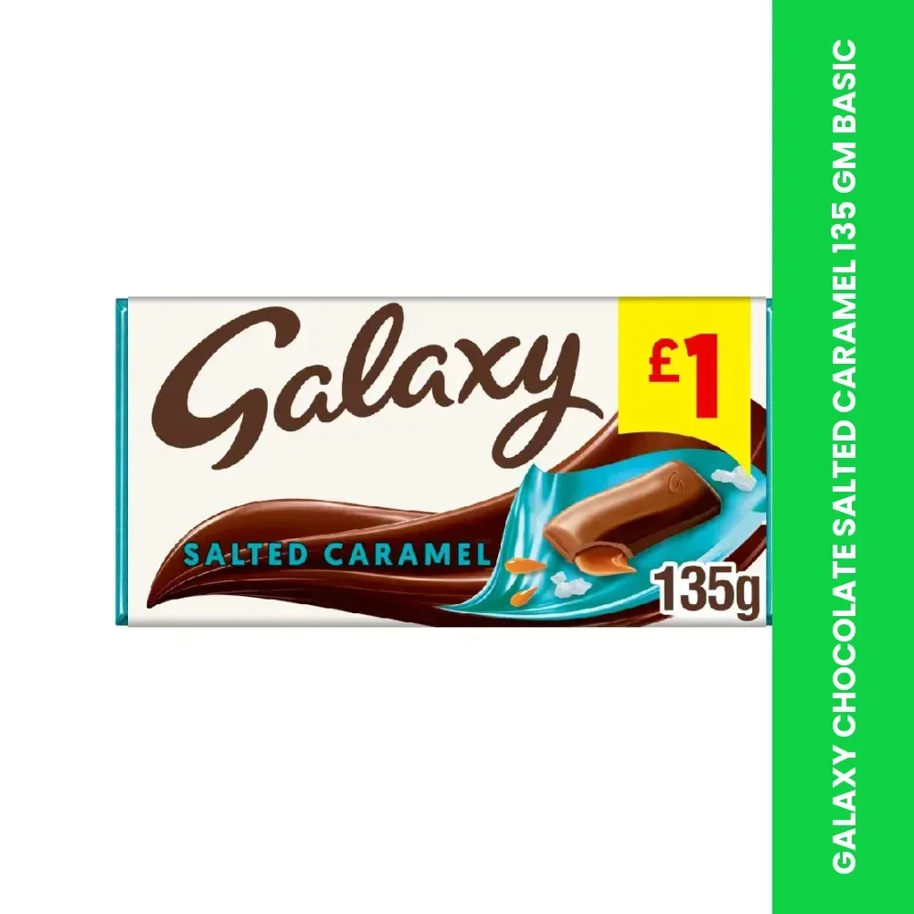 galaxy chocolate salted caramel 135 gm basic themed