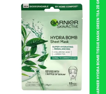GARNIER HYDRA BOMB TISSUE MASK GREEN TEA 28 GM