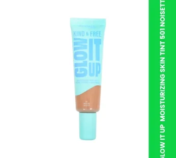 RIMMEL GLOW IT UP  MOISTURIZING SKIN TINT 501 NOISETTE