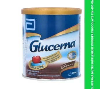 GLUCERNA NUTRI SUPPLEMENT POWDER CHOCOLATE TIN 400 GM
