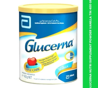 GLUCERNA NUTRI SUPPLEMENT POWDER VANILLA TIN 400 GM