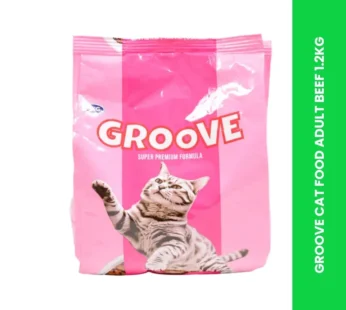 GROOVE CAT FOOD ADULT BEEF 1.2KG