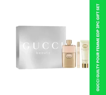 GUCCI GUILTY POUR FEMME EDP 3PC GIFT SET