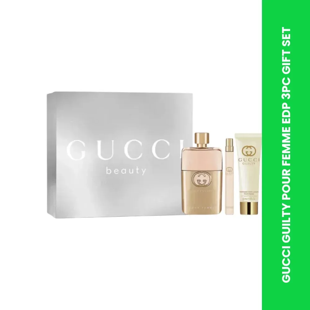 gucci guilty pour femme edp 3pc gift set themed 1