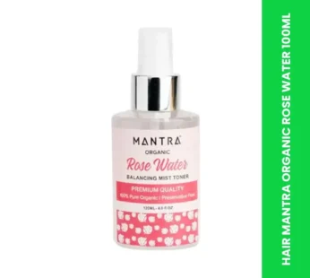 HAIR MANTRA ORGANIC ROSE WATER 100ML