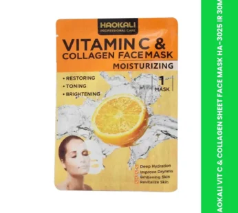 HAOKALI VIT C & COLLAGEN SHEET FACE MASK HA-3025 IR 30ML