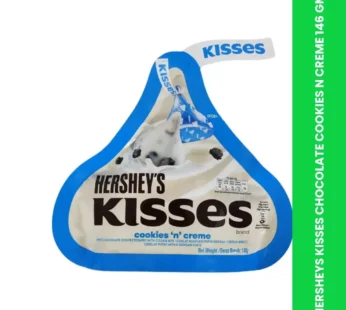 HERSHEYS KISSES CHOCOLATE COOKIES N CREME 146 GM