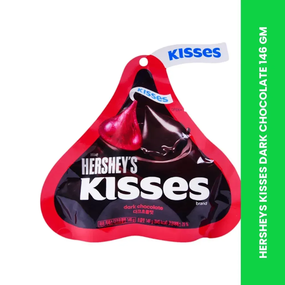 hersheys kisses dark chocolate 146 gm themed