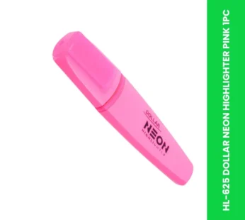 HL-625 DOLLAR NEON HIGHLIGHTER PINK 1PC