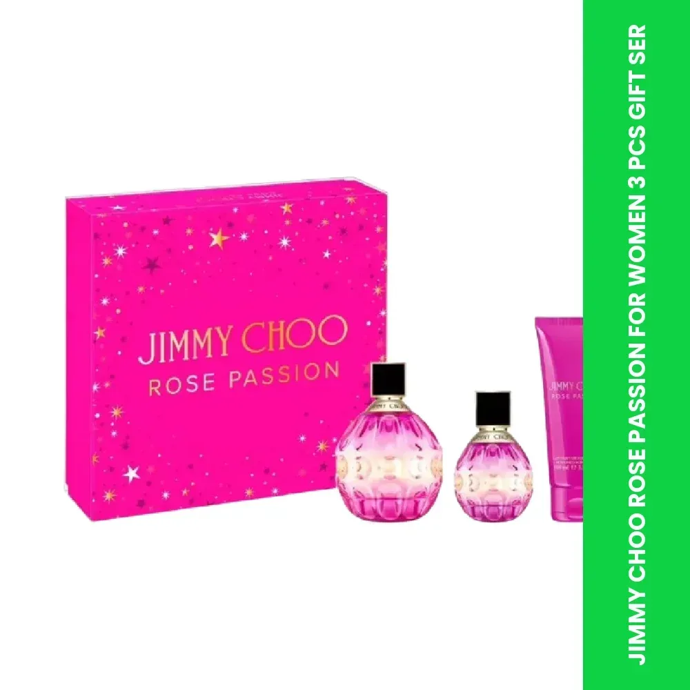 jimmy choo rose passion for women 3 pcs gift ser themed 1