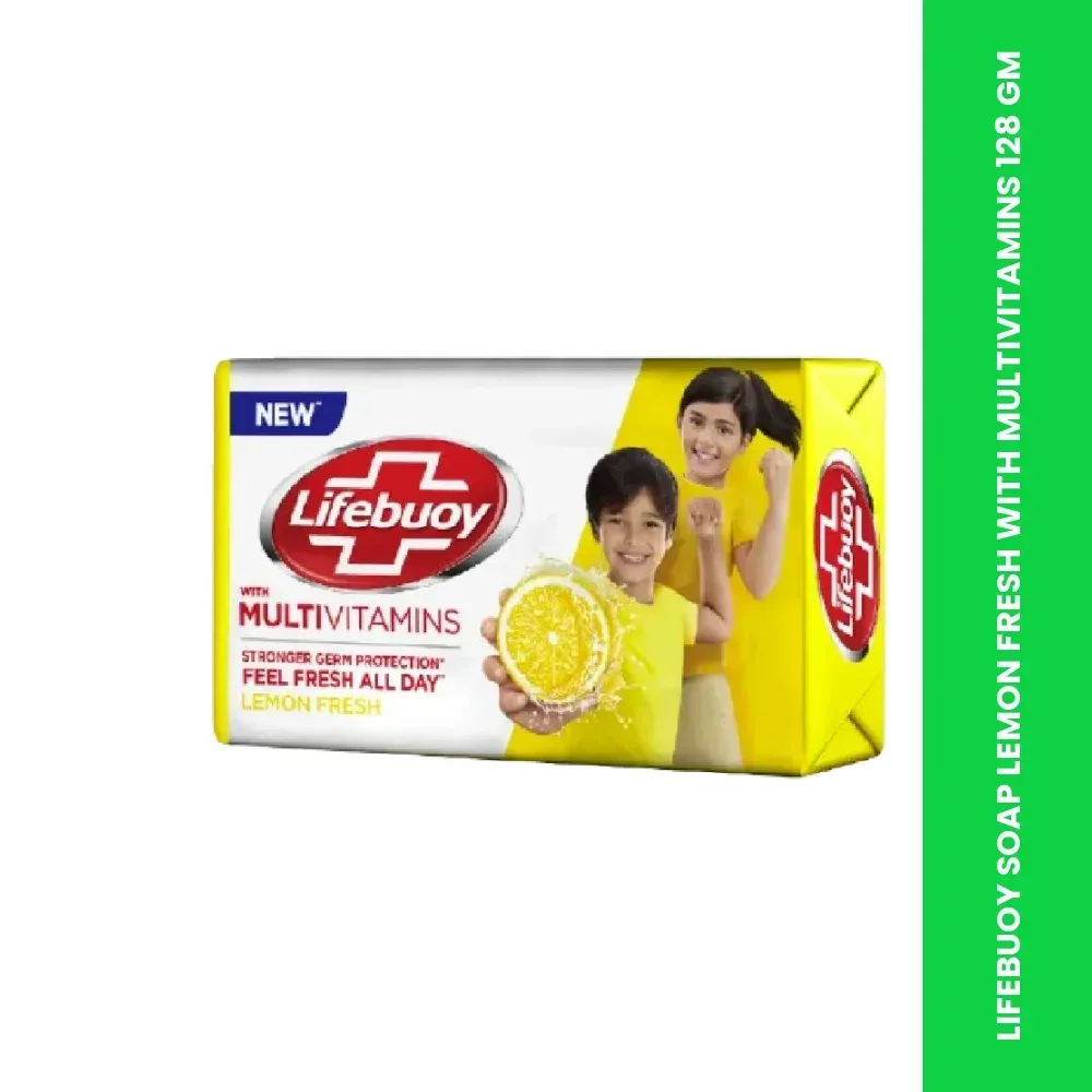 lifebuoy soap lemon fresh with multivitamins 128 gm themed