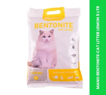 MANO BENTONITE CAT LITTER LEMON 5 LTR