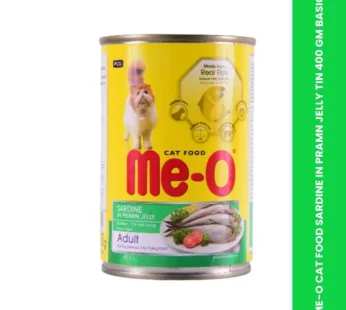 ME-O CAT FOOD SARDINE IN PRAMN JELLY TIN 400 GM BASIC