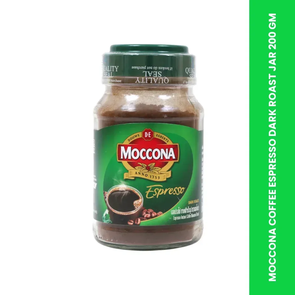 moccona coffee espresso dark roast jar 200 gm themed 1