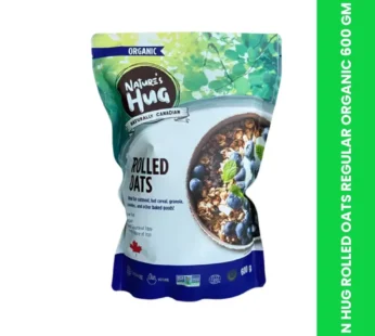 N HUG ROLLED OATS REGULAR ORGANIC 600 GM